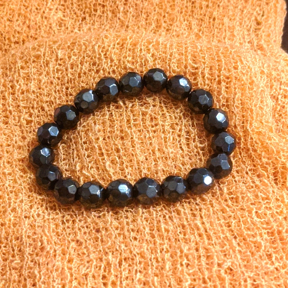 Dark Grey Stretch Bracelet